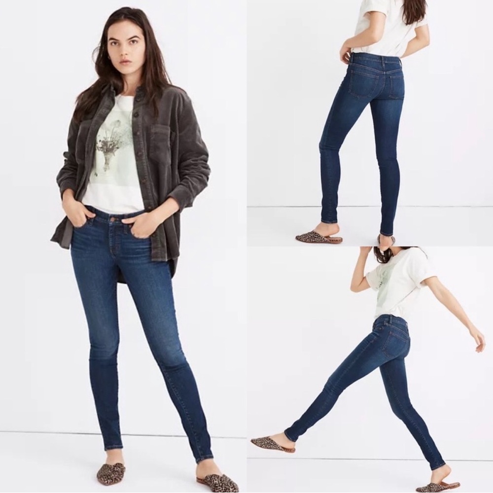 NWOT Madewell 8-inch Mid-Rise Skinny Jean